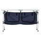 Camping Kitchen Table Folding Portable Cook Station 3 Adjustable Height Aluminum