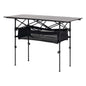 Folding Portable Camping Table Aluminum Outdoor Picnic Roll up Table Storage Bag