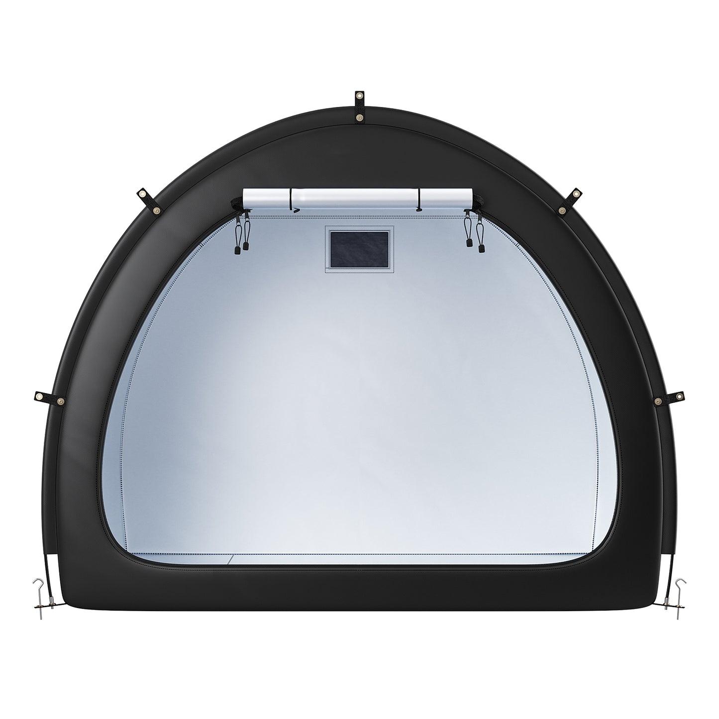 Black Oxford Bike Tent - 5 Bike Storage Carport
