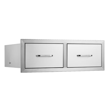 Stainless Steel BBQ Drawers - 29.5" Outdoor Kitchen Drawer