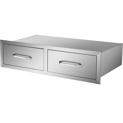 Stainless Steel BBQ Drawers - 29.5" Outdoor Kitchen Drawer
