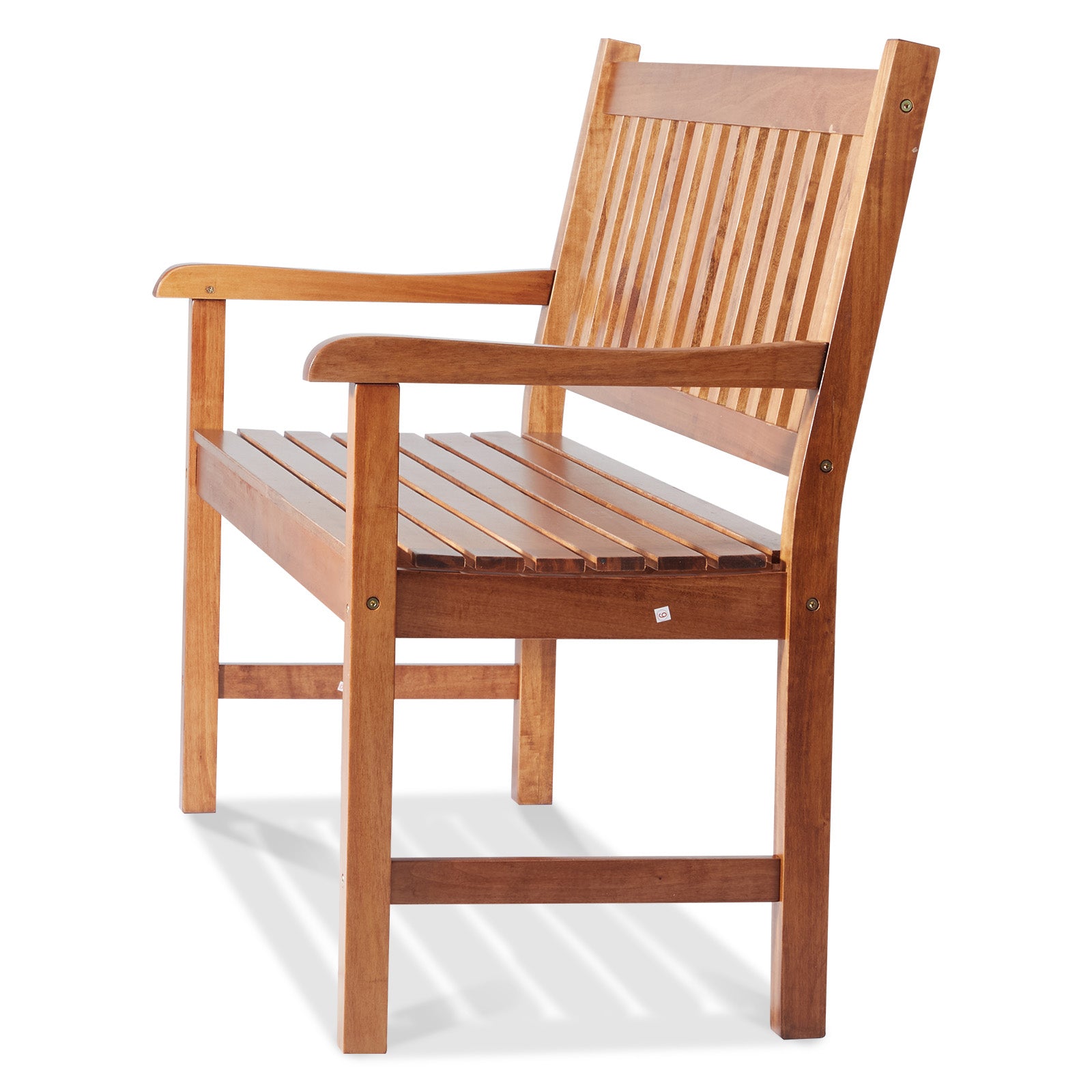 Solid Wood Garden Bench for Outdoor Patio or Porch Seating