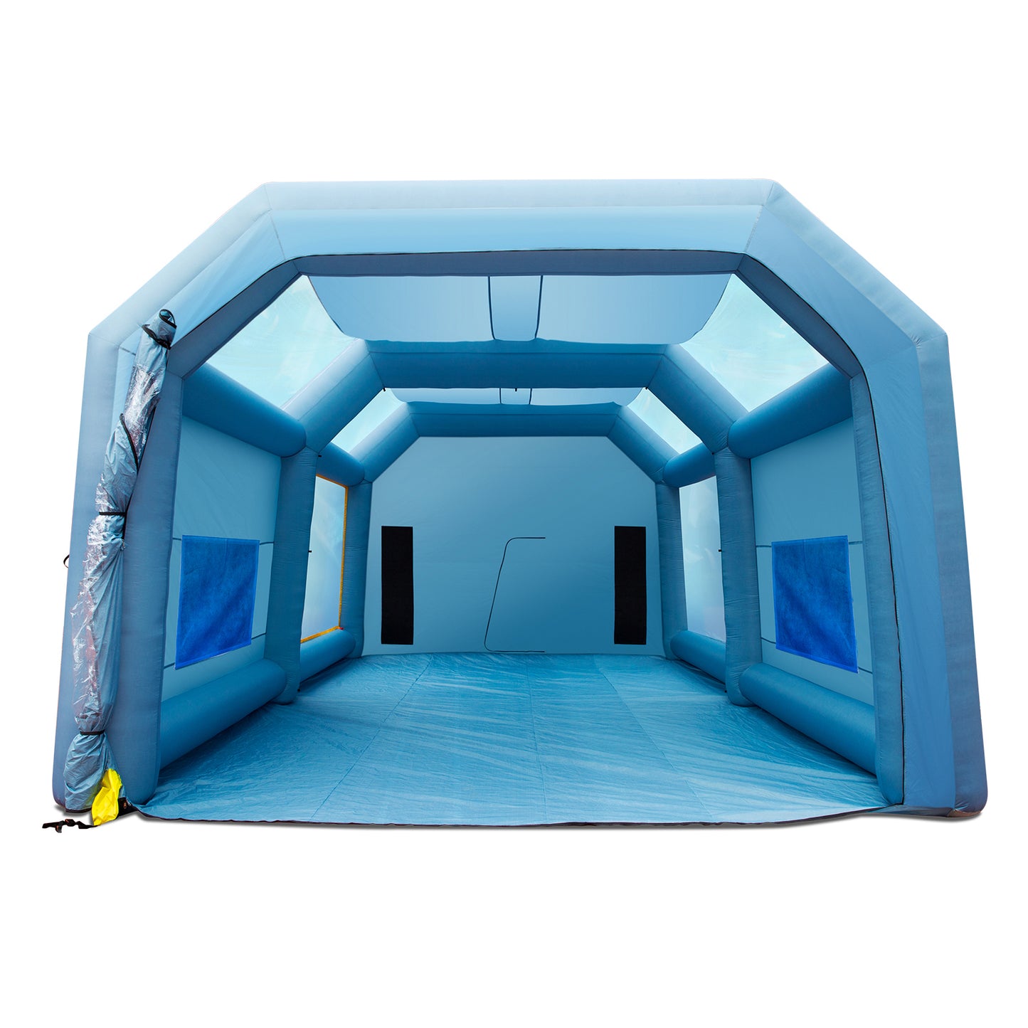33x20ft Inflatable Paint Booth - Blue Oxford Fabric
