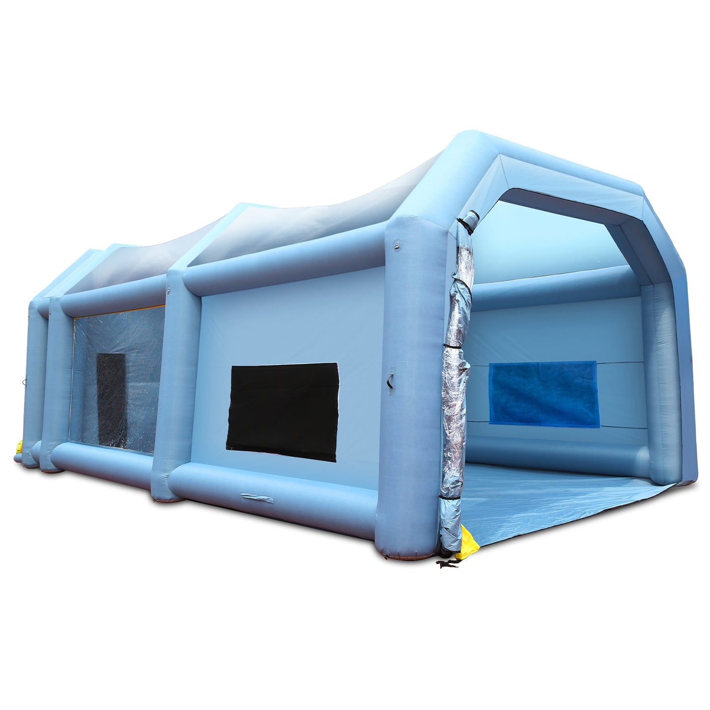 33x20ft Inflatable Paint Booth - Blue Oxford Fabric