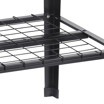 Black Iron Raised Garden Bed for Patio and Poolside Gardening