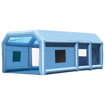 33 Foot Inflatable Paint Booth - Truck & Van Spray Booth