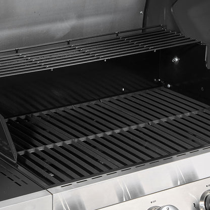 4 Burner Propane Gas Grill - 52,000 BTU Stainless Steel