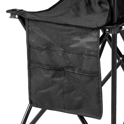 6-Person Folding Iron Bench - Outdoor Patio Seating