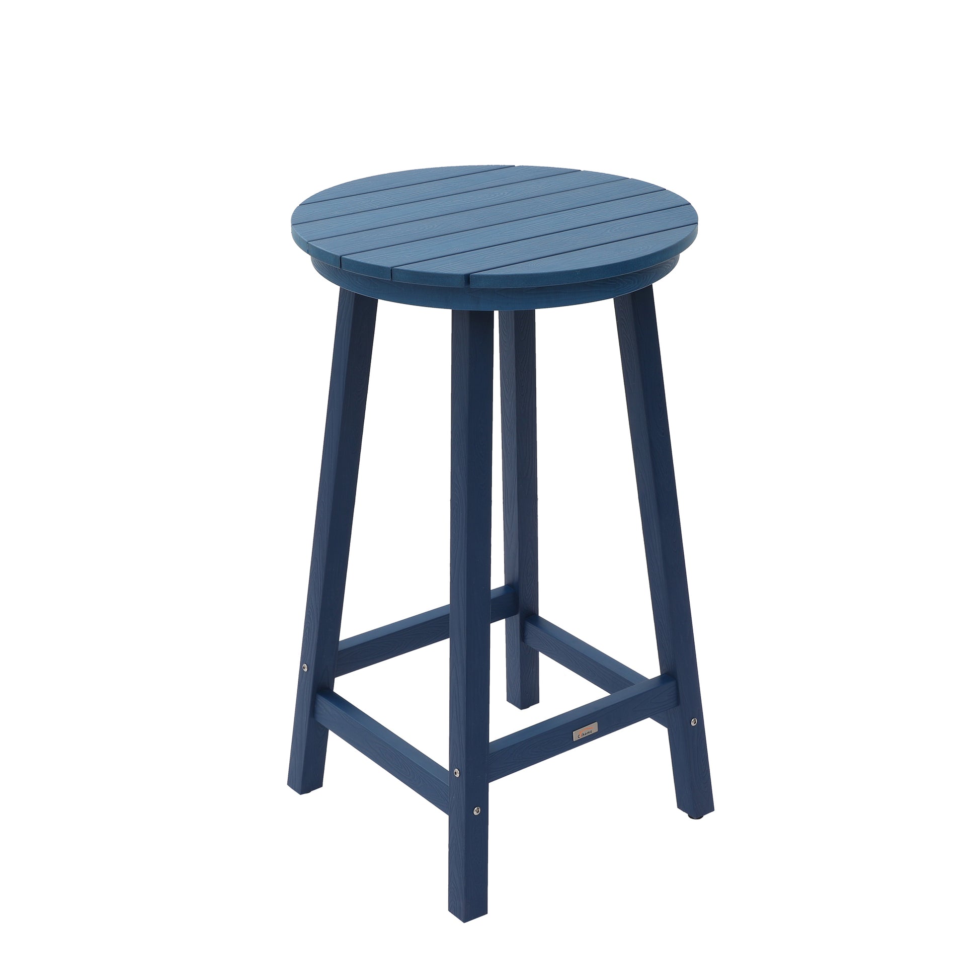 Navy Blue Polypropylene Bar Table - Outdoor Deck Bar
