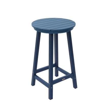 Navy Blue Polypropylene Bar Table - Outdoor Deck Bar