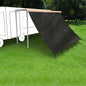 Origin RV Awning Privacy Side Sunblock Shade Drop, Black