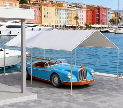 Easy to Install Carport Roof,UV Resistant Canopy Replacement Cover with Ball Bungee Cords