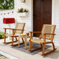 Rocking Chairs,Outdoor Lawn Rocking Chair Set of 2