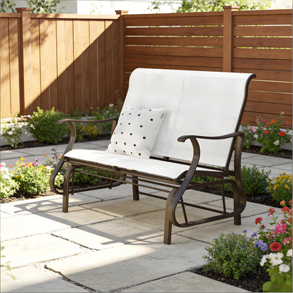 Outdoor Glider Bench,2-Person Chair