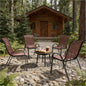 Outdoor Mesh Chairs Set of 4,Stackable Chairs