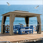 Double-roof Design Canopy Shelter,Outdoor Gazebo,Large Gazebo