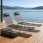 Handy Folding Chaise Lounge Chairs,2 Piece Sun Loungers Chairs