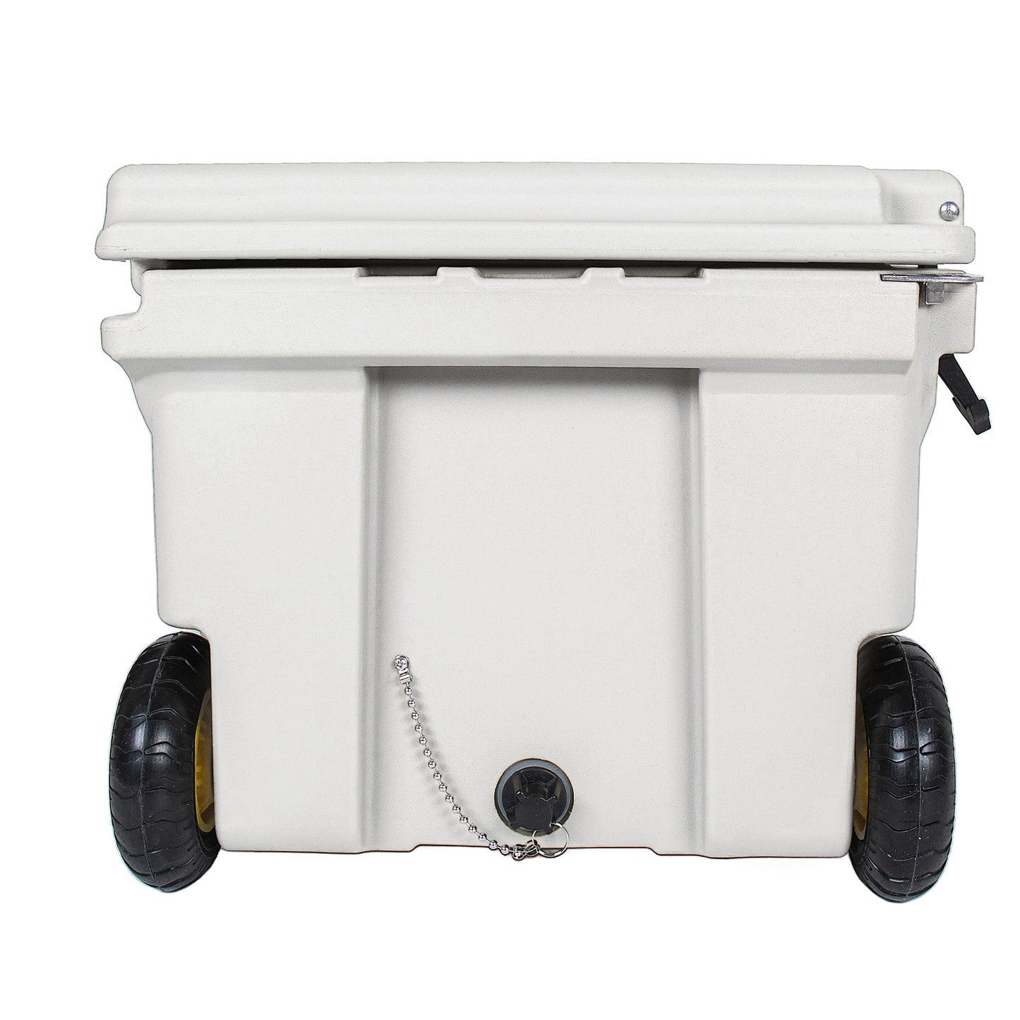 65 Quart White Cooler – Heavy Duty Ice Chest for Camping & Tailgating