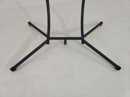 Beige Steel Patio Egg Chair with Stand - Outdoor Swing Chair