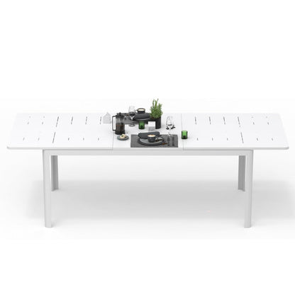 Expandable Patio Table - 6-8 Person Aluminum Outdoor Table