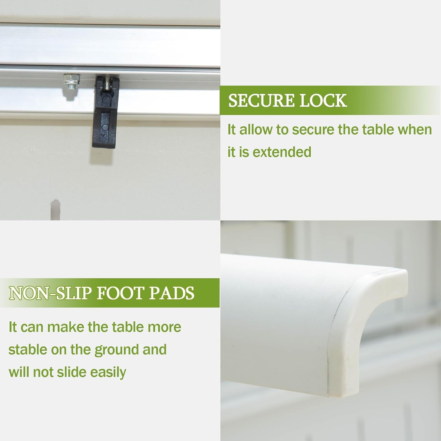 Expandable Patio Table - 6-8 Person Aluminum Outdoor Table