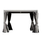 10x10 FT Outdoor Louvered Pergola with Adjustable Louvers-Gray