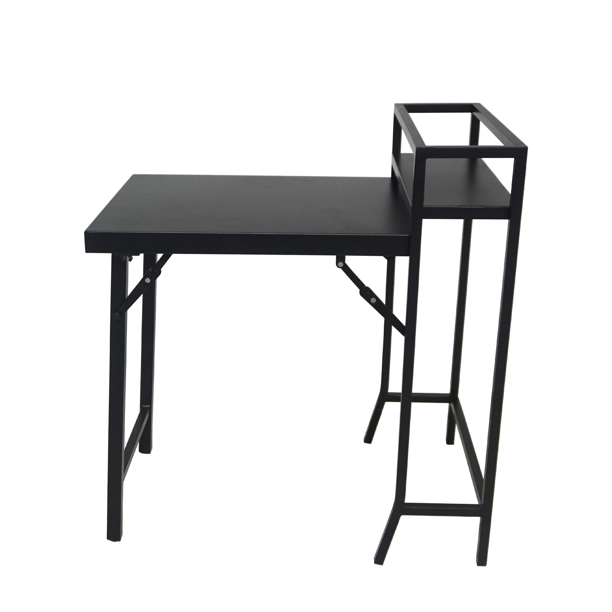 Black 2 Person Patio Bistro Set - Folding Outdoor Table and Chairs