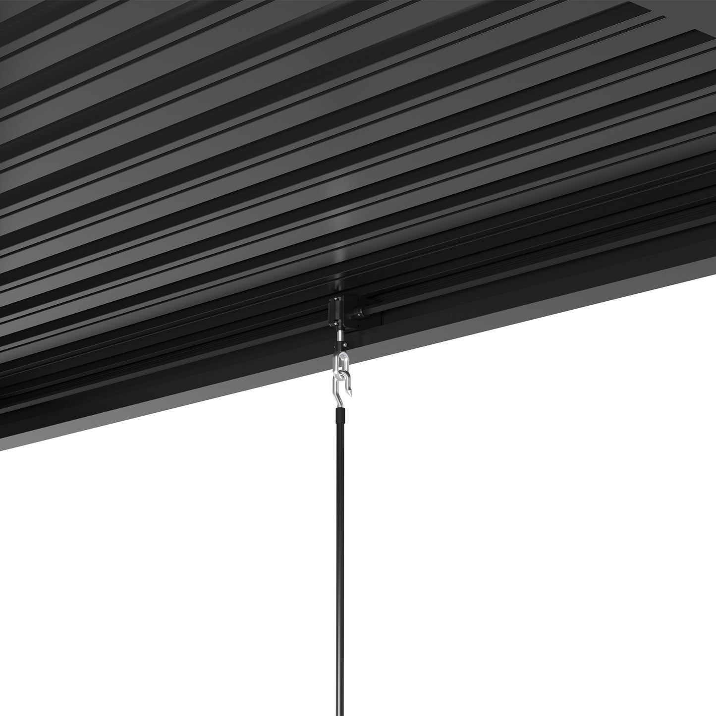 Black Aluminum Louver Pergola for Garden Patio Outdoor Shade