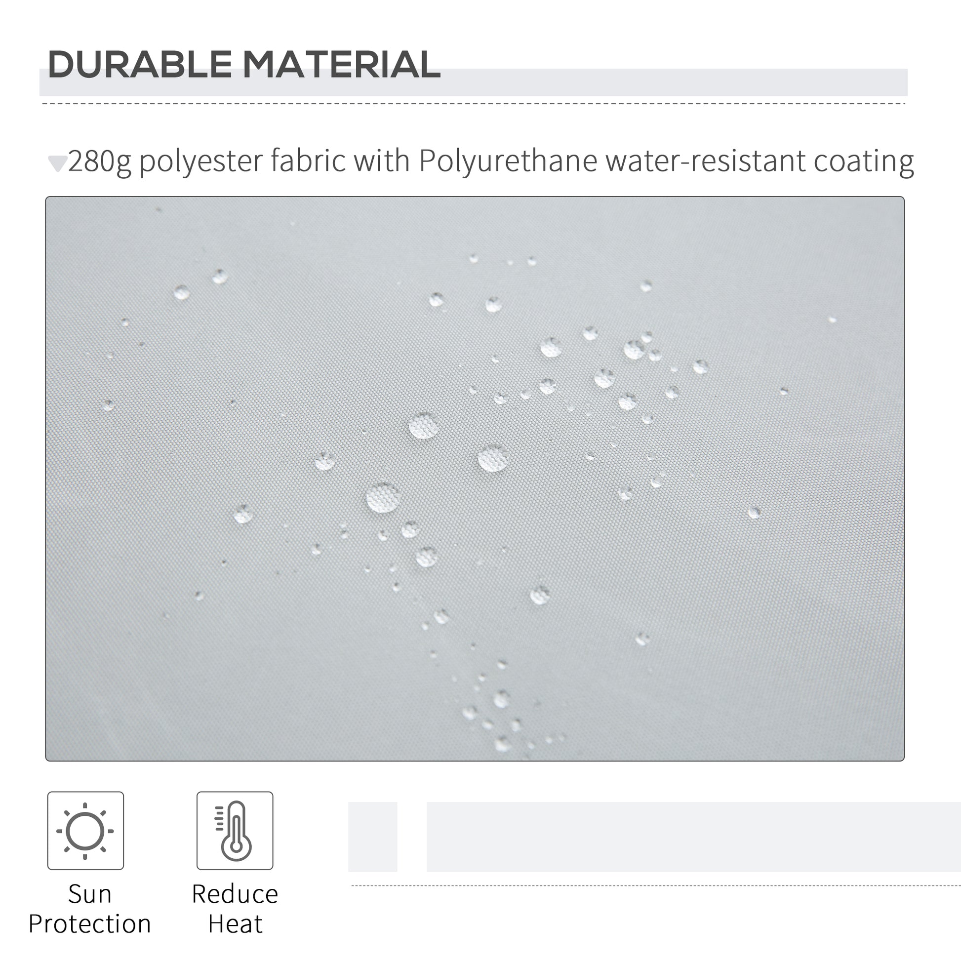 Gray Aluminum Retractable Awning for Poolside Garden Shade