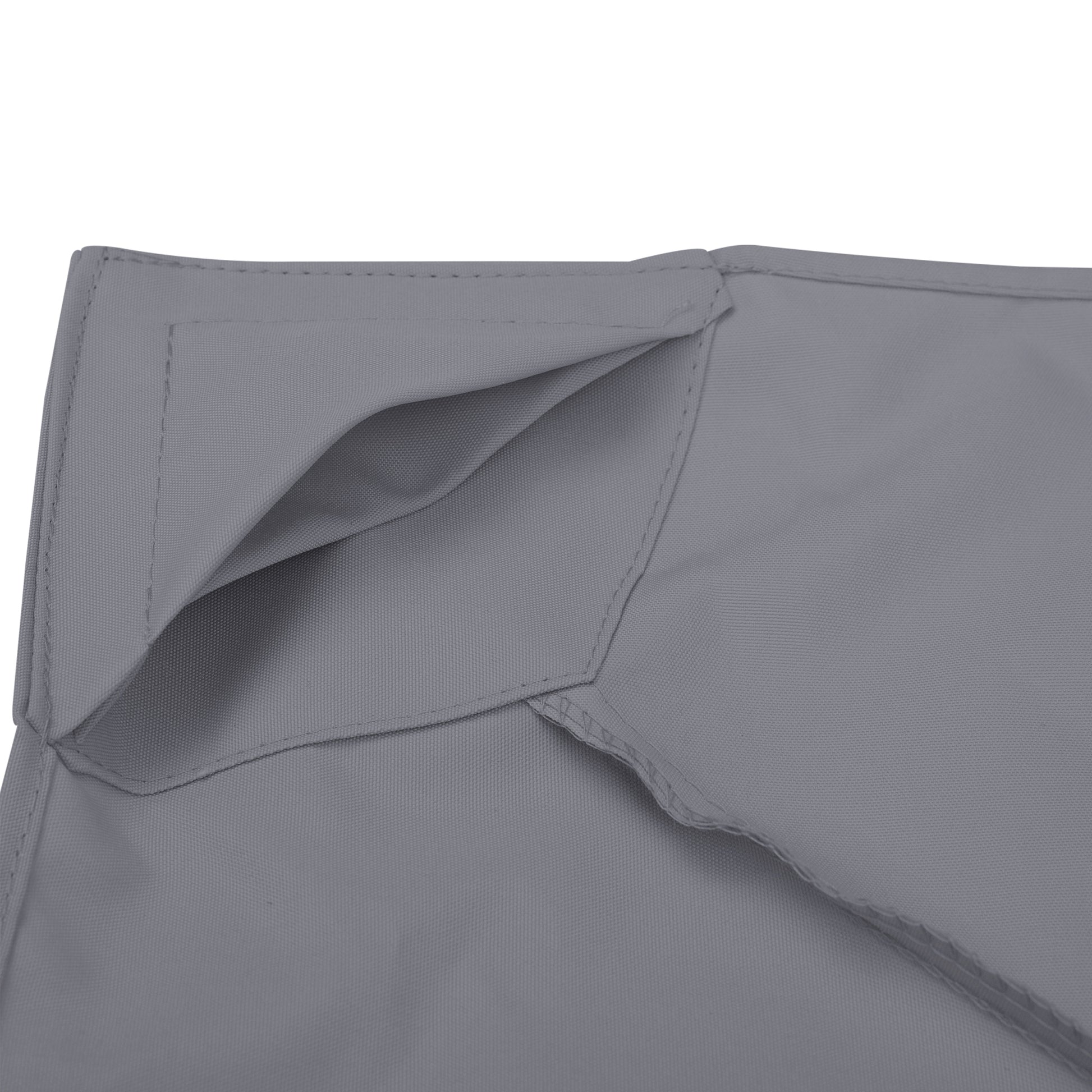 Dark Grey Replacement Gazebo Canopy Top for 9.8' x 9.8' Outdoor Use