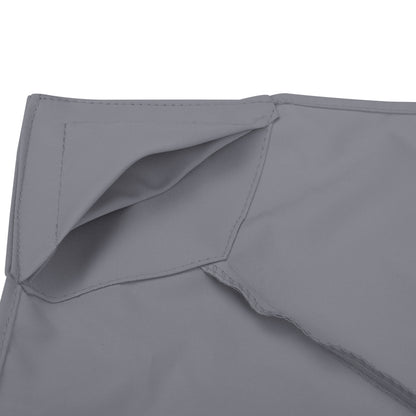 Dark Grey Replacement Gazebo Canopy Top for 9.8' x 9.8' Outdoor Use