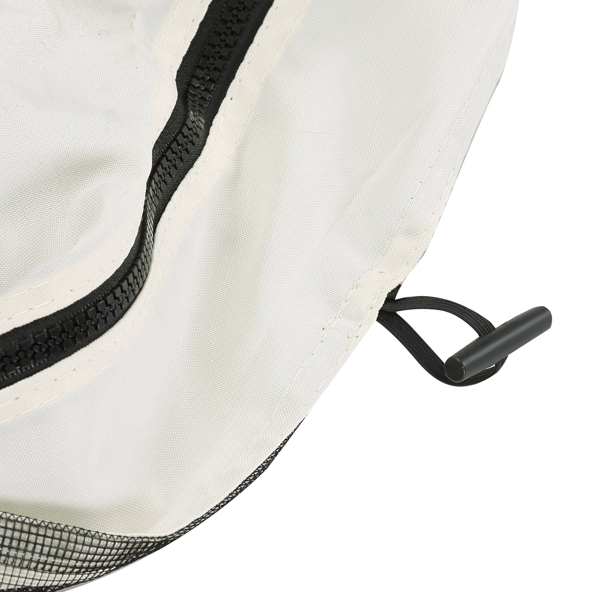 Cream White Polyester Gazebo Netting Replacement for Patio and Porch