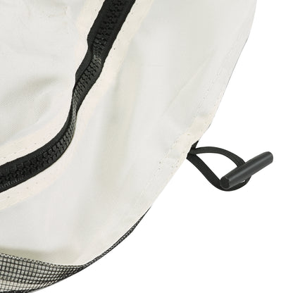 Cream White Polyester Gazebo Netting Replacement for Patio and Porch