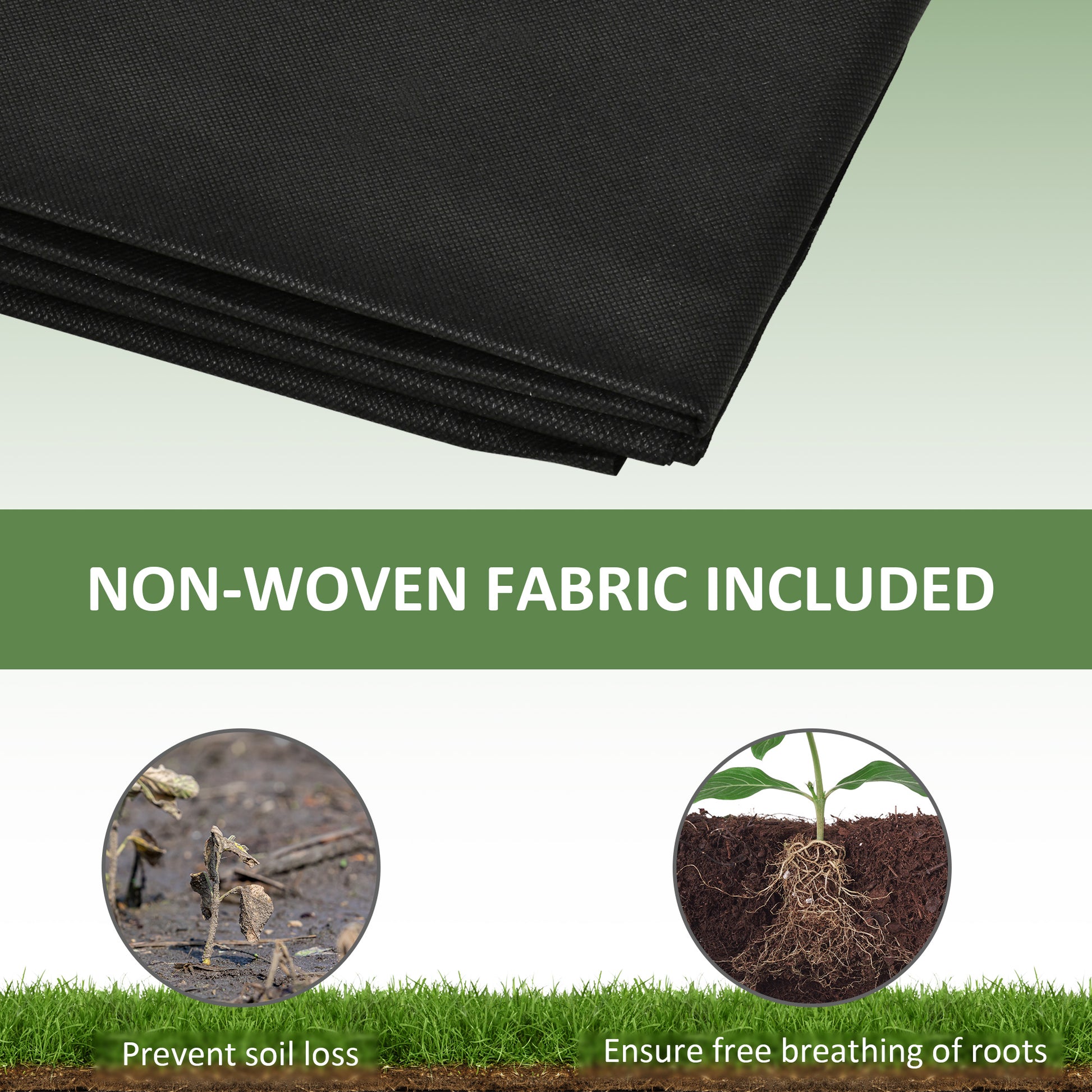 Wooden Raised Garden Bed 96" - 2 Planter Boxes Outdoor