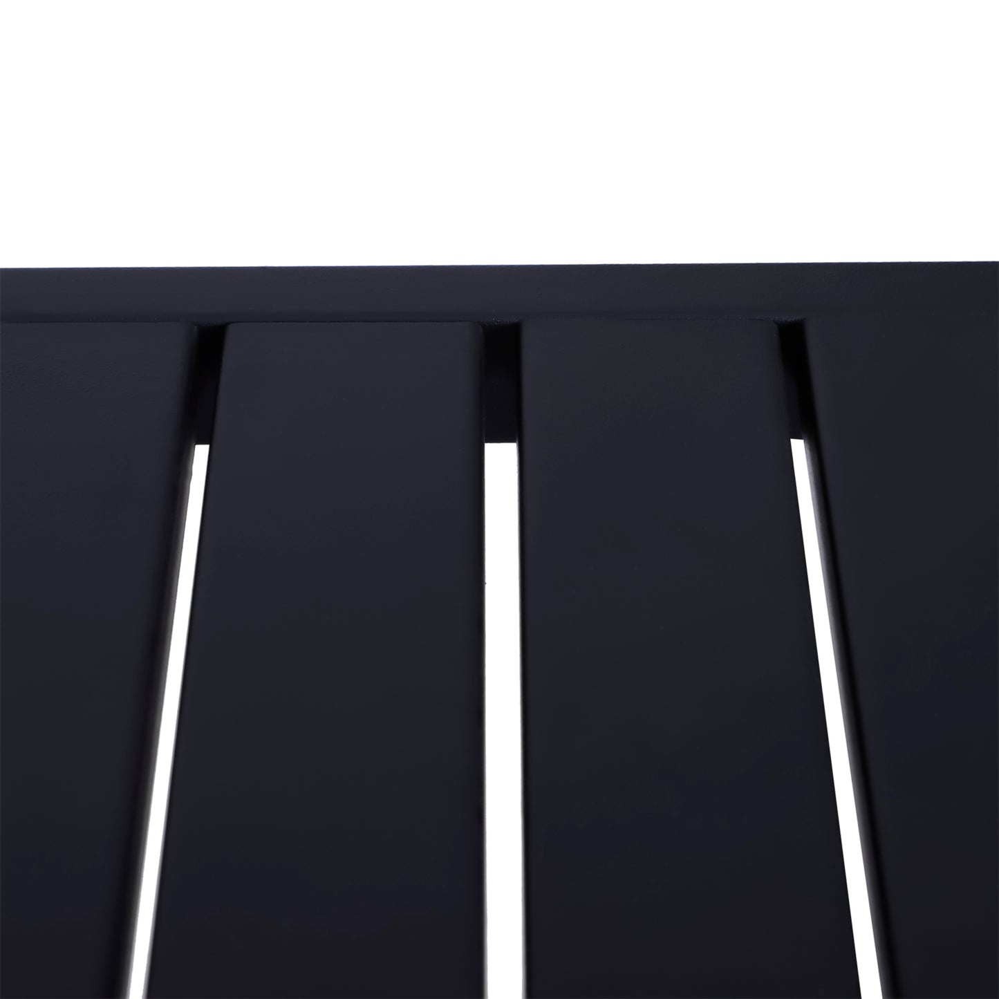Outsunny 3-Piece Patio Bar Set - Black Steel & Wicker