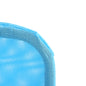 Blue Steel Poolside Chaise Lounge Chair with Mesh Seat for Outdoor Relaxation