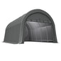 Heavy-Duty 12x20 FT Carport Canopy, Commercial-Grade Steel Frame Portable Garage, Wind and Snow Resistant, Waterproof Outdoor Storage Shed for Trucks, Cars, Boats, Equipment