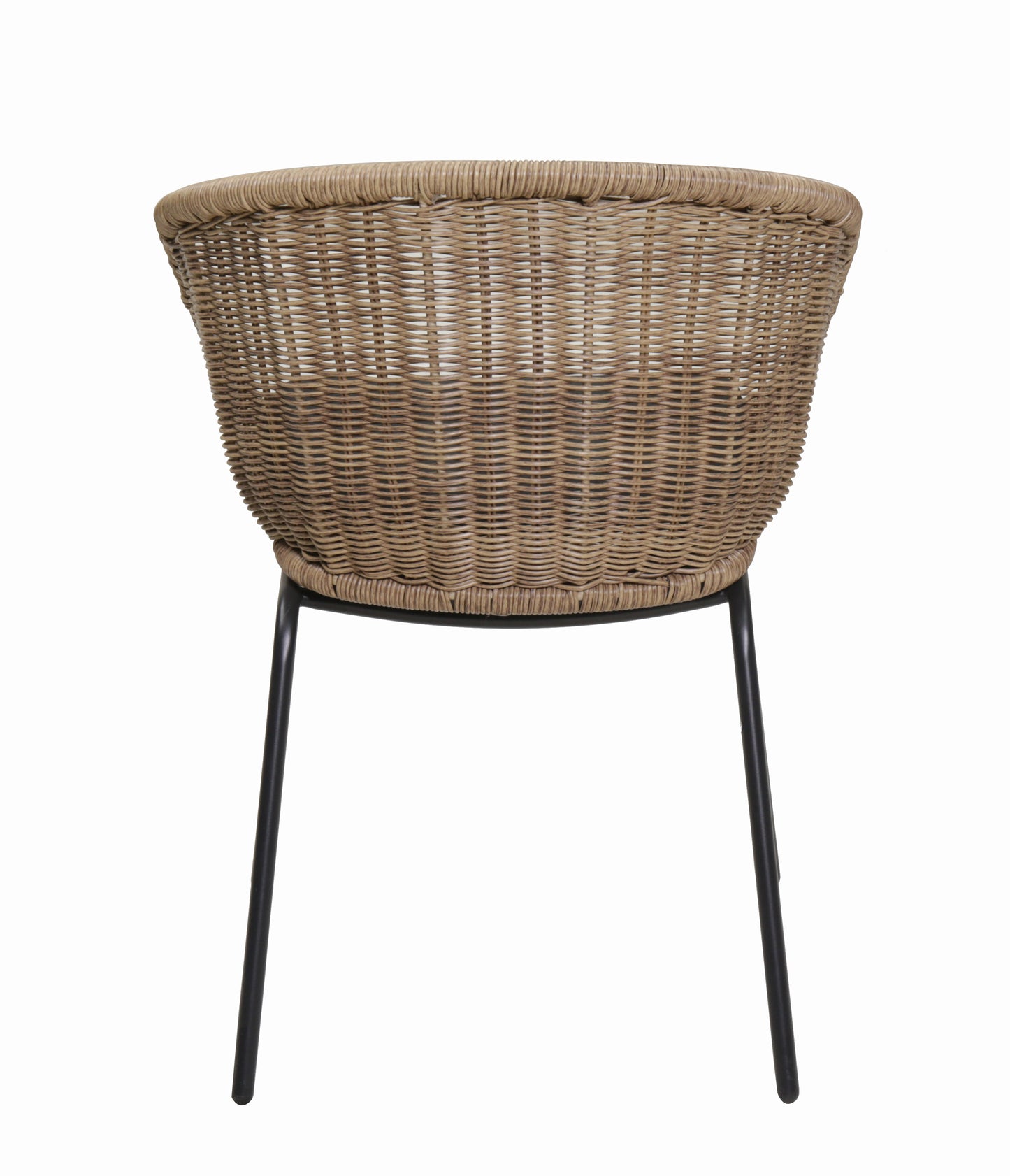 Yellow Steel Patio Bucket Chairs - Set of 2