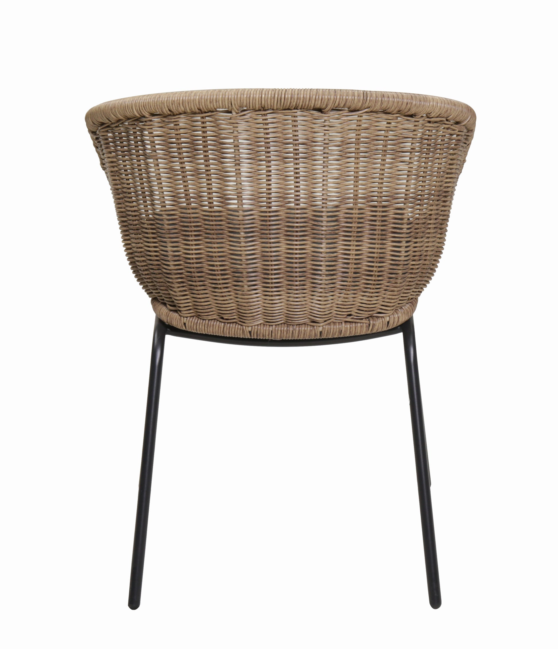 Yellow Steel Patio Bucket Chairs - Set of 2
