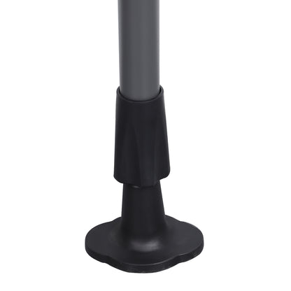 Weather-Ready Grey Retractable Awning - 78" Patio Shade