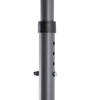 Weather-Ready Grey Retractable Awning - 78" Patio Shade