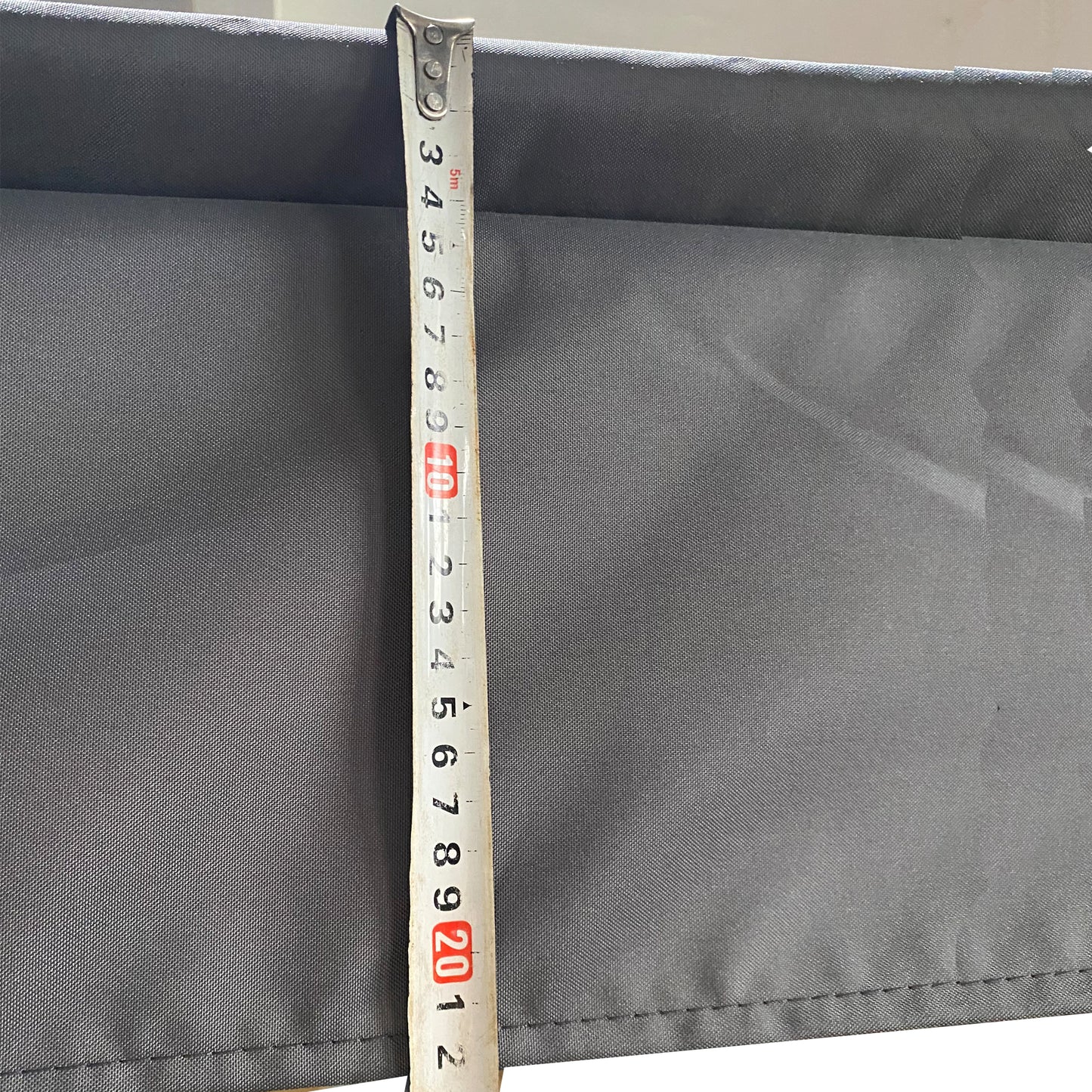 13x10 Ft Gray Polyester Pergola Canopy Replacement Top