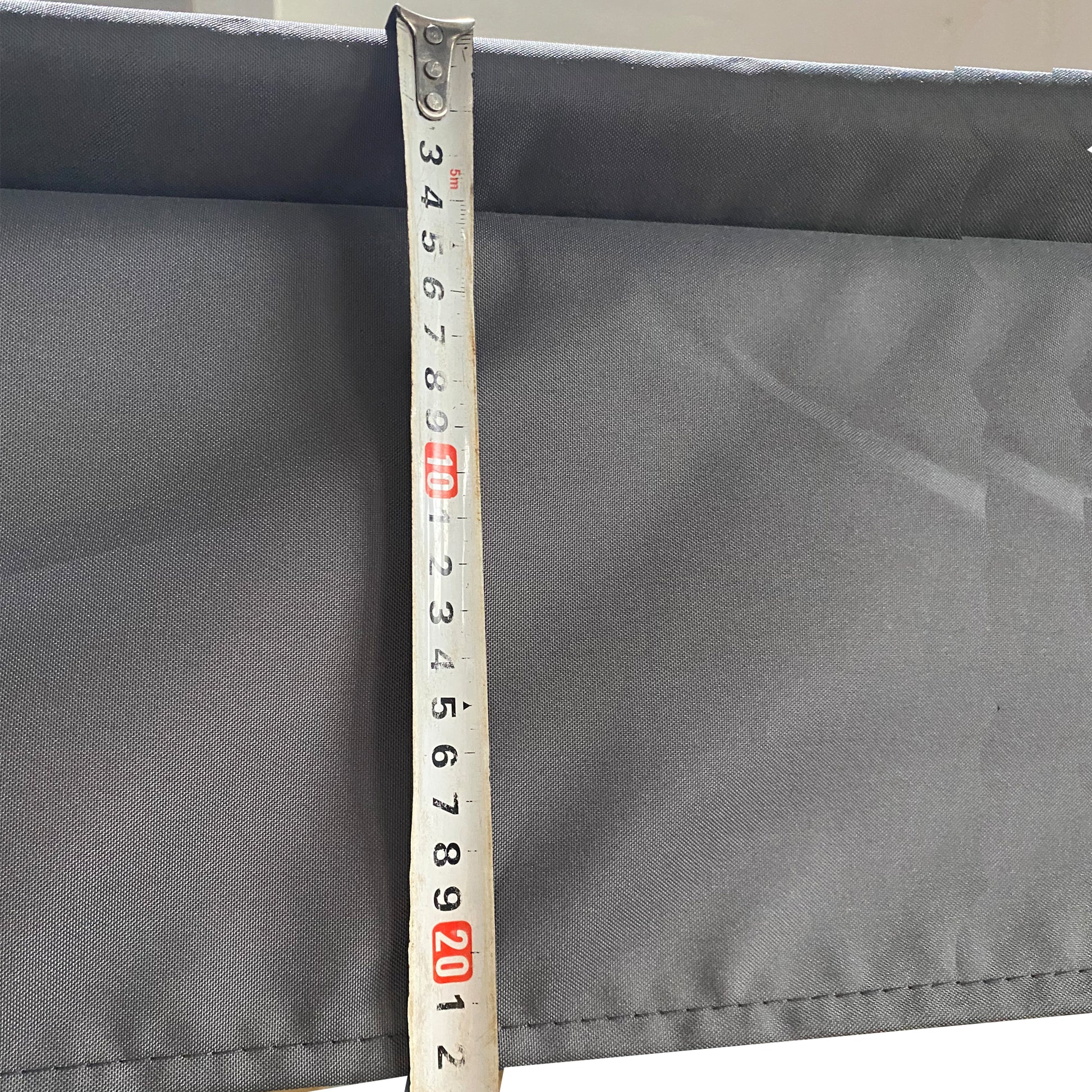 13x10 Ft Gray Polyester Pergola Canopy Replacement Top