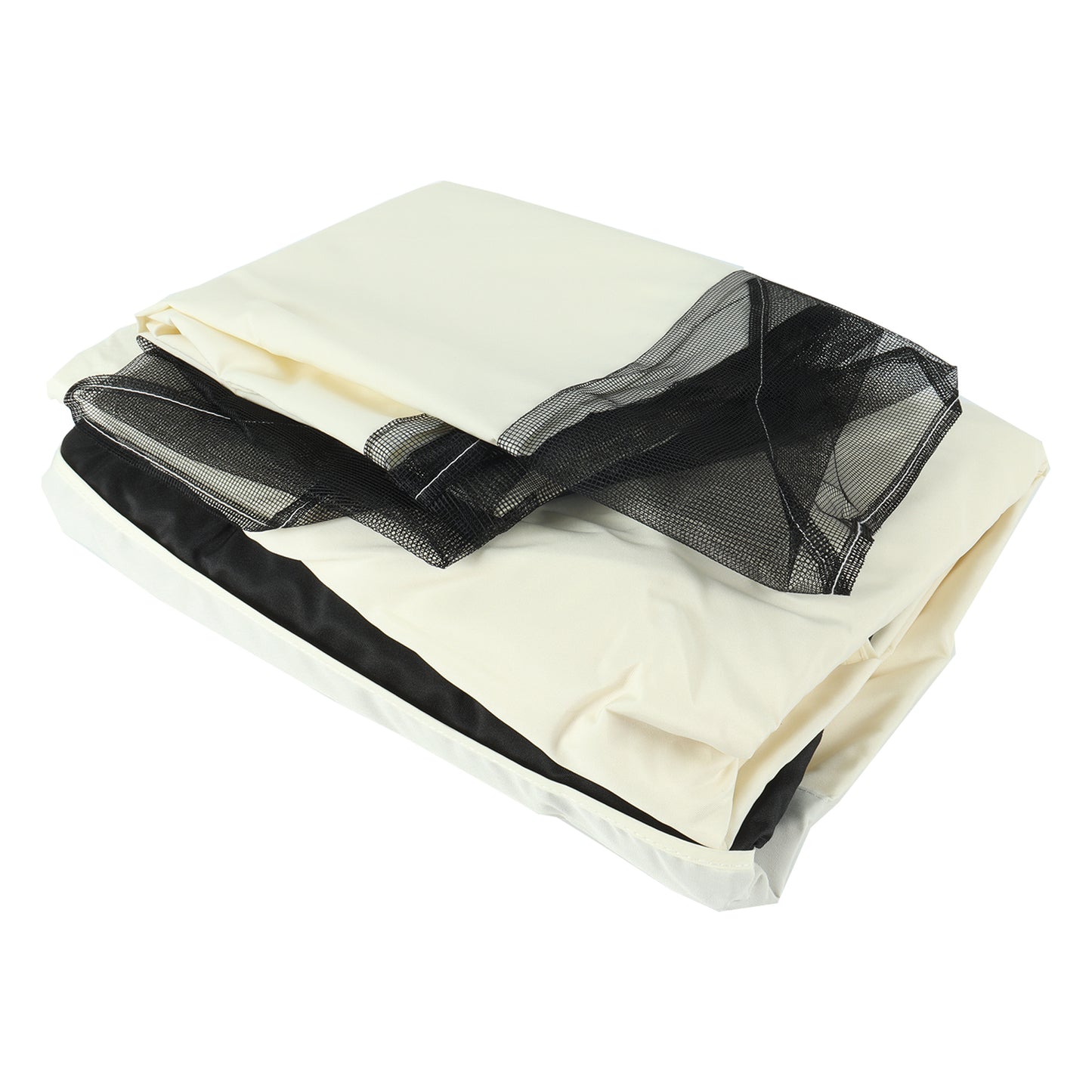 White Fabric Gazebo Canopy Replacement Top 10x12