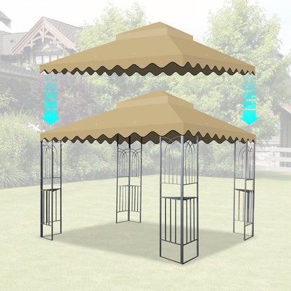10x10 Ft Patio Gazebo Canopy - Weather-Ready Shade