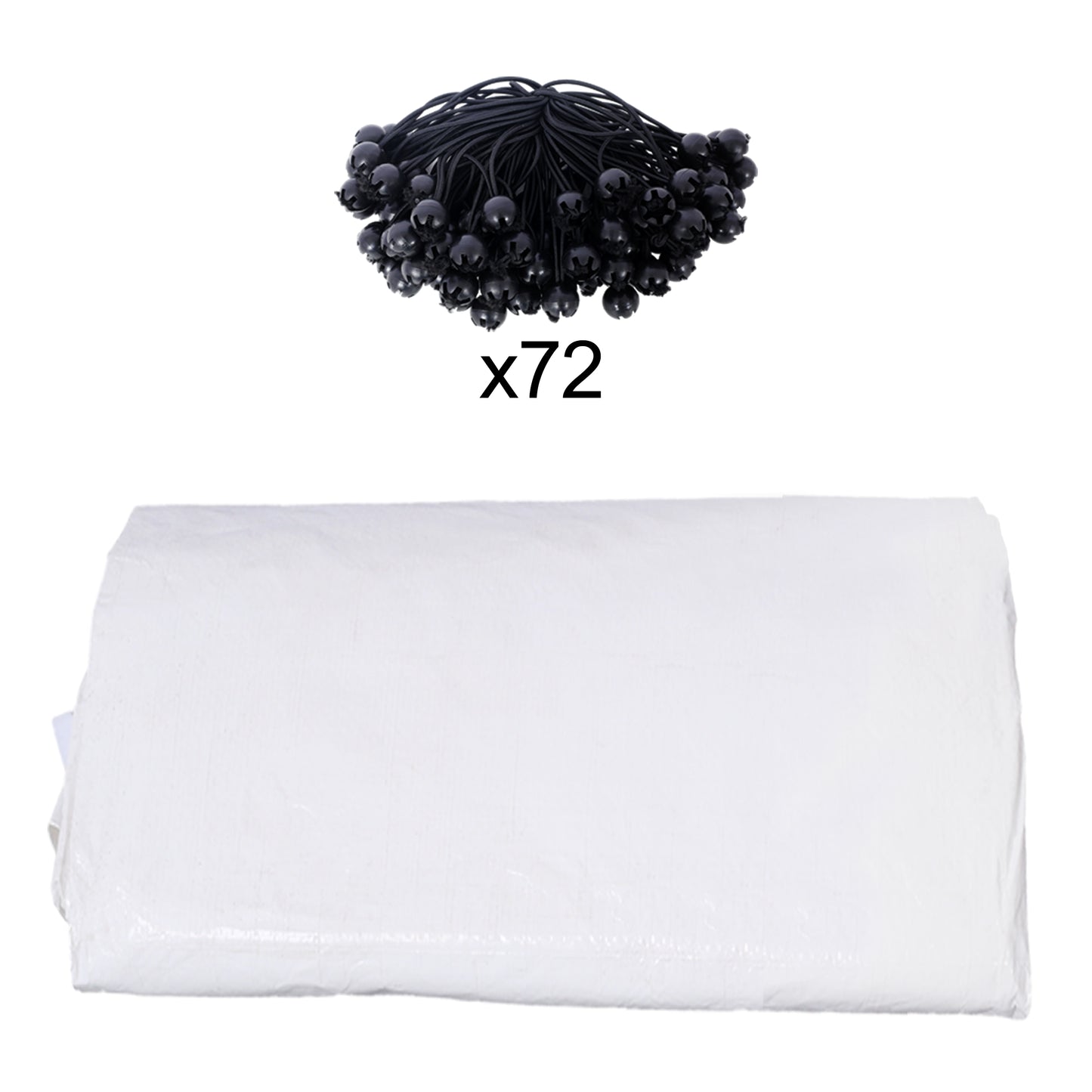 10x20ft Carport Canopy Cover - Waterproof UV Protection, Elastic Buckles