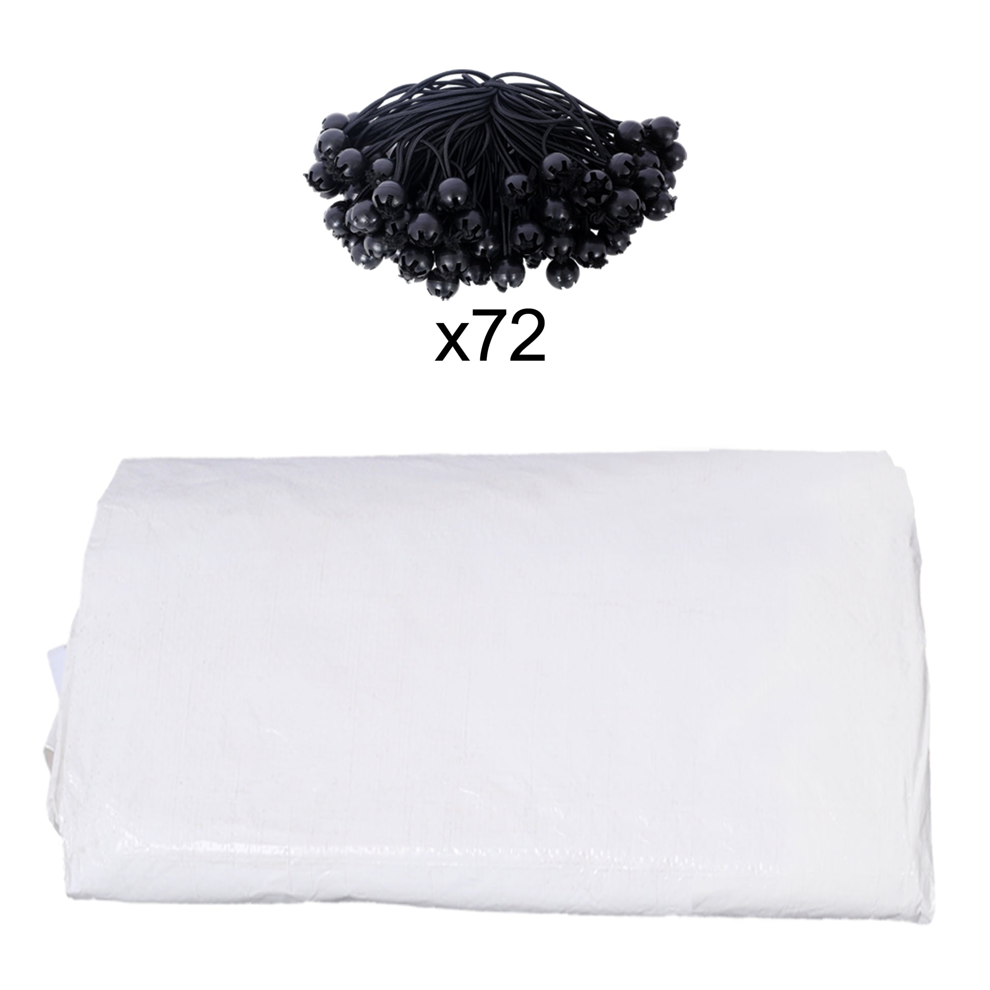 10x20ft Carport Canopy Cover - Waterproof UV Protection, Elastic Buckles