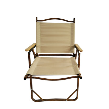 Natural Aluminium Folding Chair Set of 4 for Patio Garden Seating