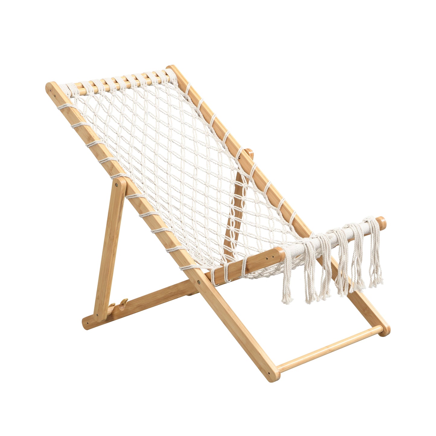 Natural Bamboo Outdoor Patio Chairs for Garden or Poolside Seating