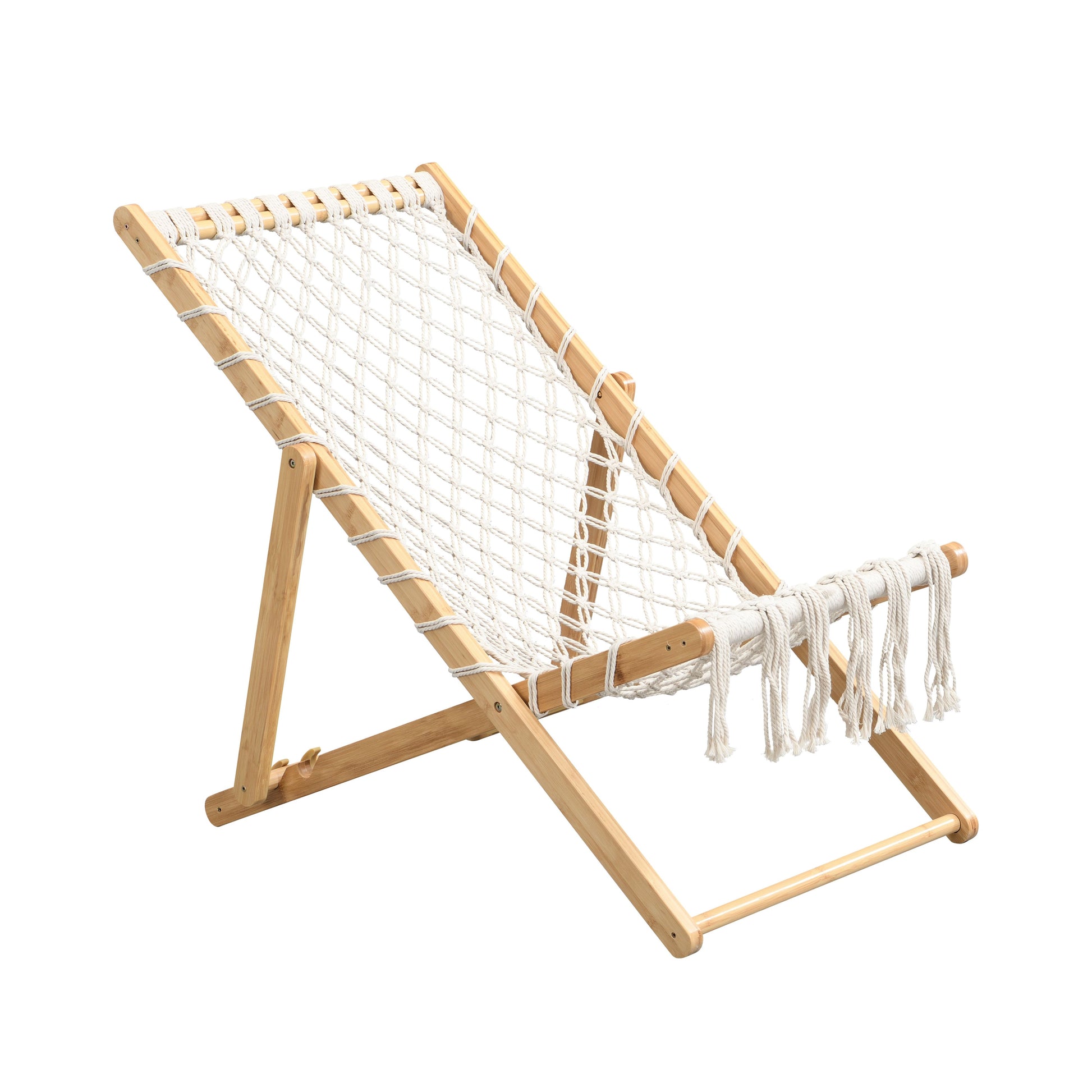 Natural Bamboo Outdoor Patio Chairs for Garden or Poolside Seating
